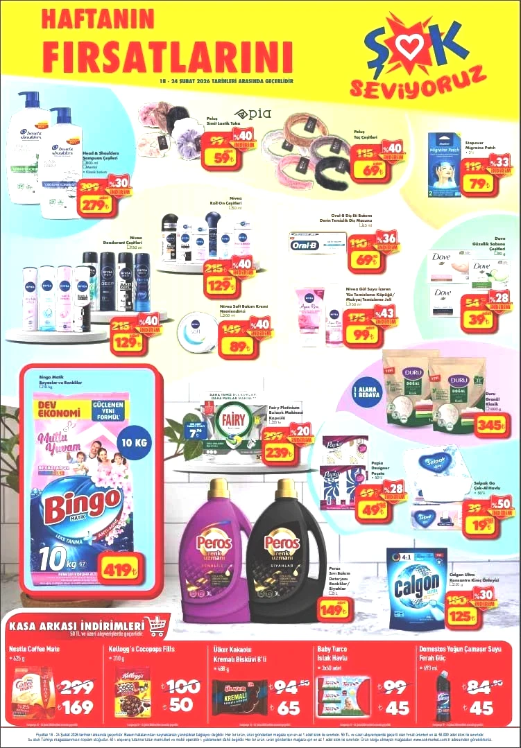 18-24 ŞUBAT ŞOK AKTÜEL ÜRÜNLER KATALOĞU