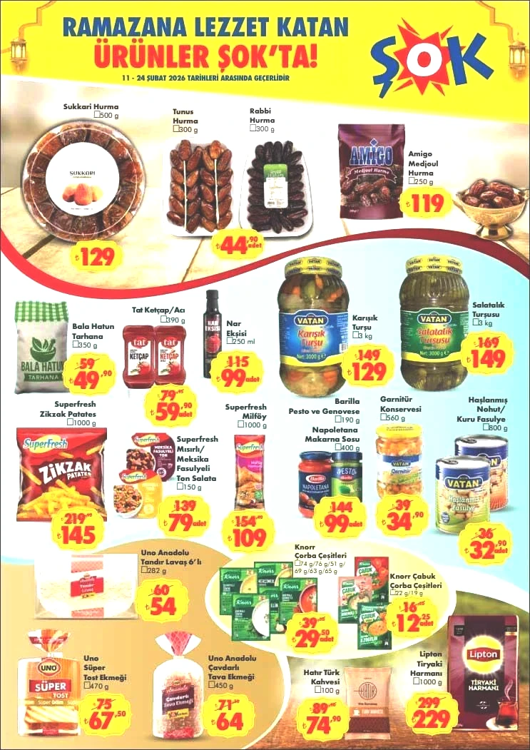 11-24 ŞUBAT ŞOK AKTÜEL ÜRÜNLER KATALOĞU