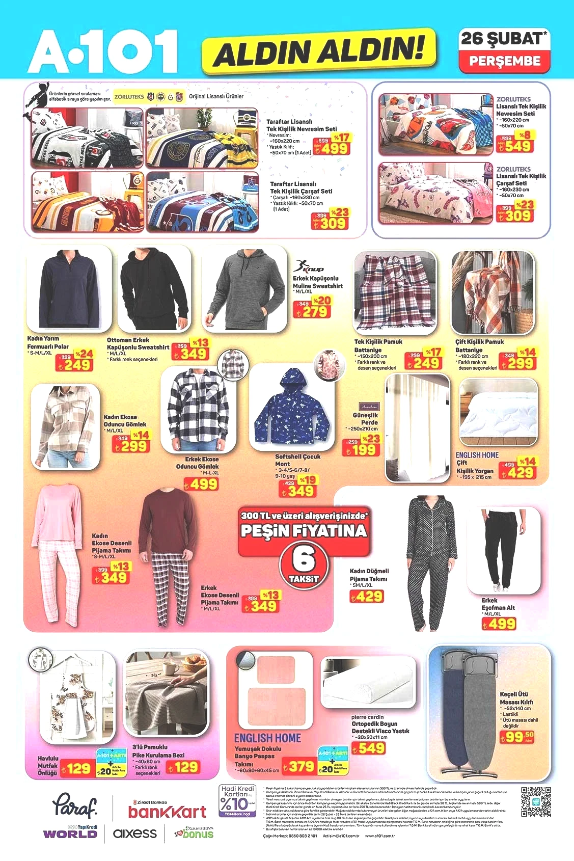 26 ŞUBAT A101 ALDIN ALDIN AKTÜEL KATALOĞU