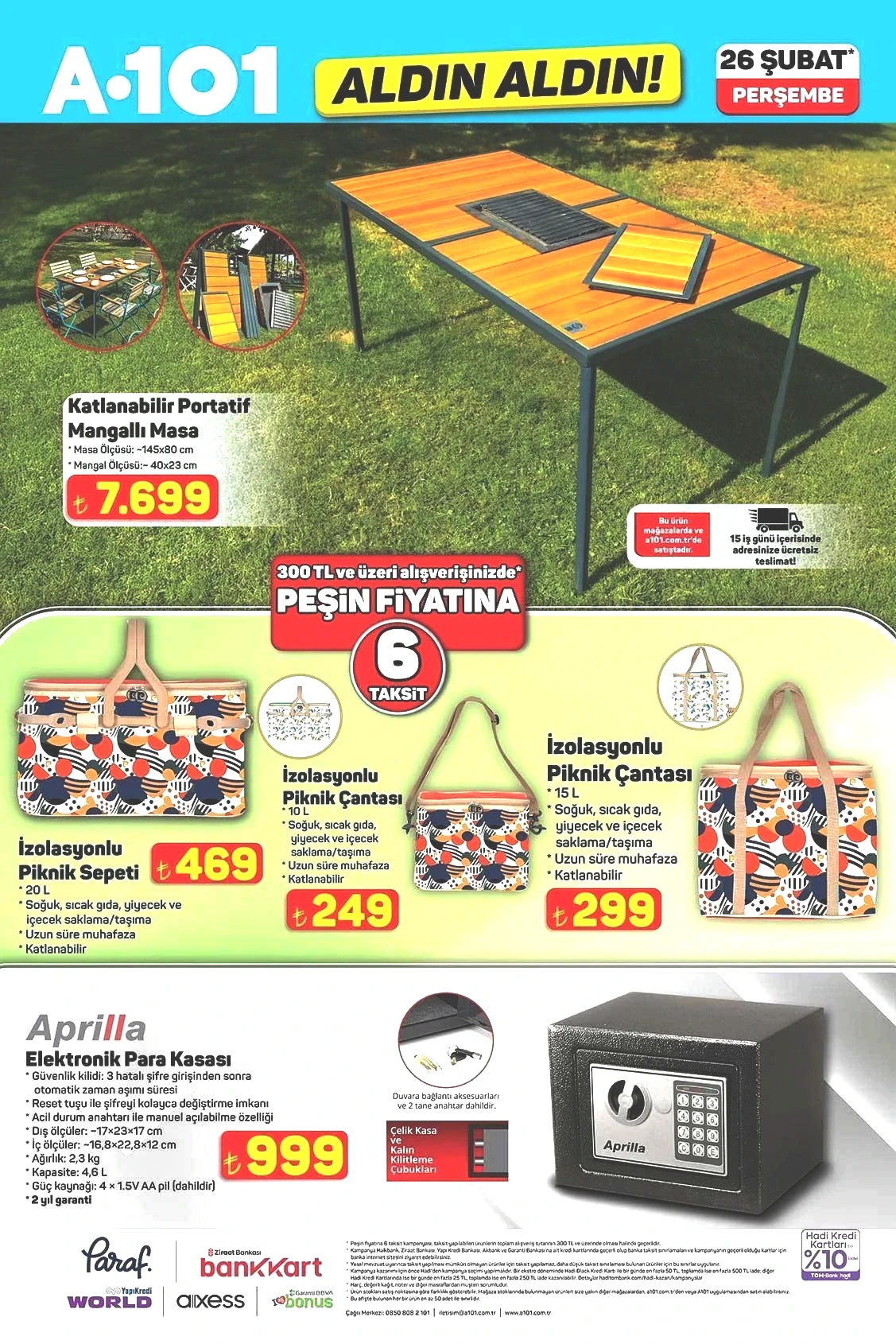 26 ŞUBAT A101 ALDIN ALDIN AKTÜEL KATALOĞU