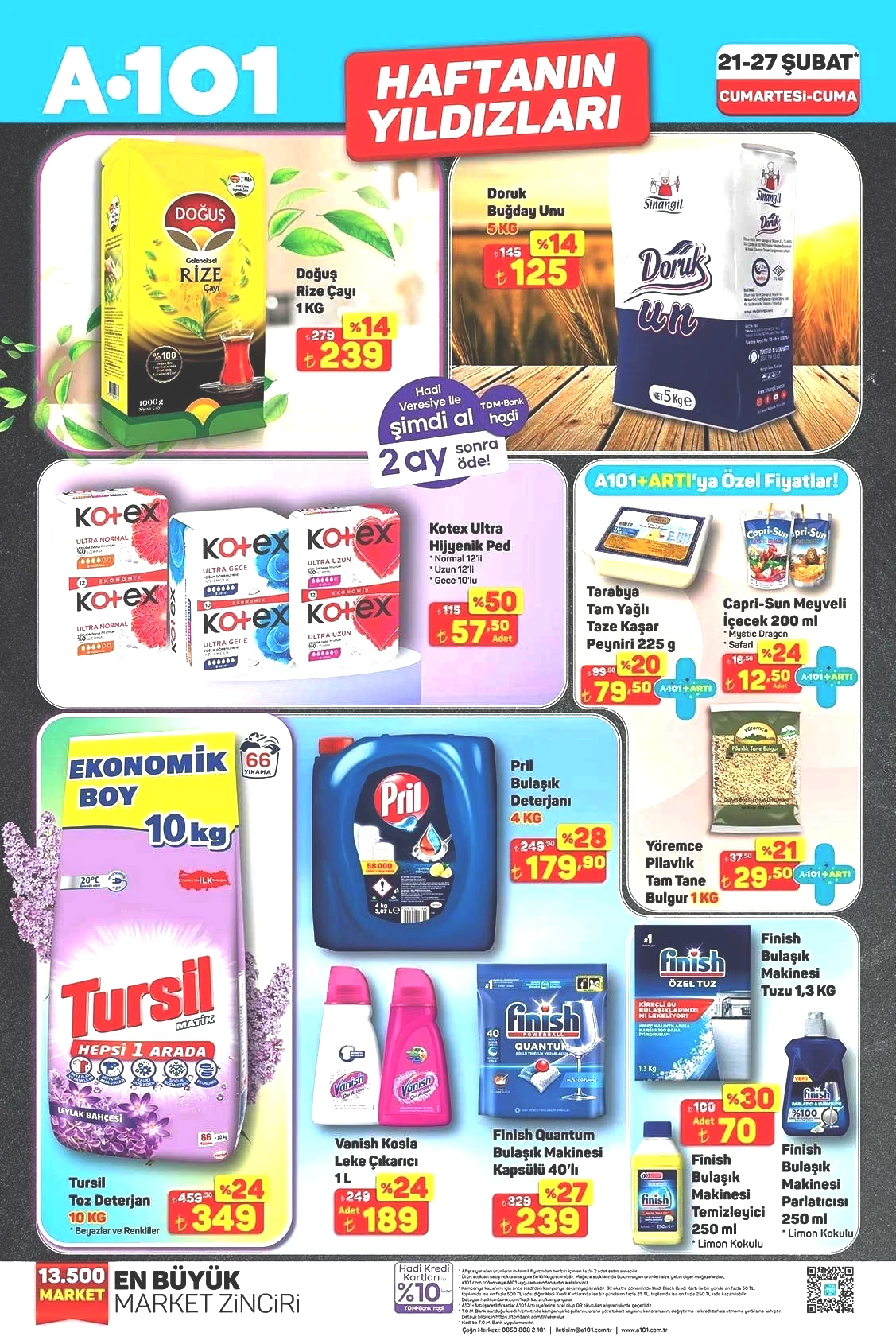 21-27 ŞUBAT A101 AKTÜEL İNDİRİMLERİ