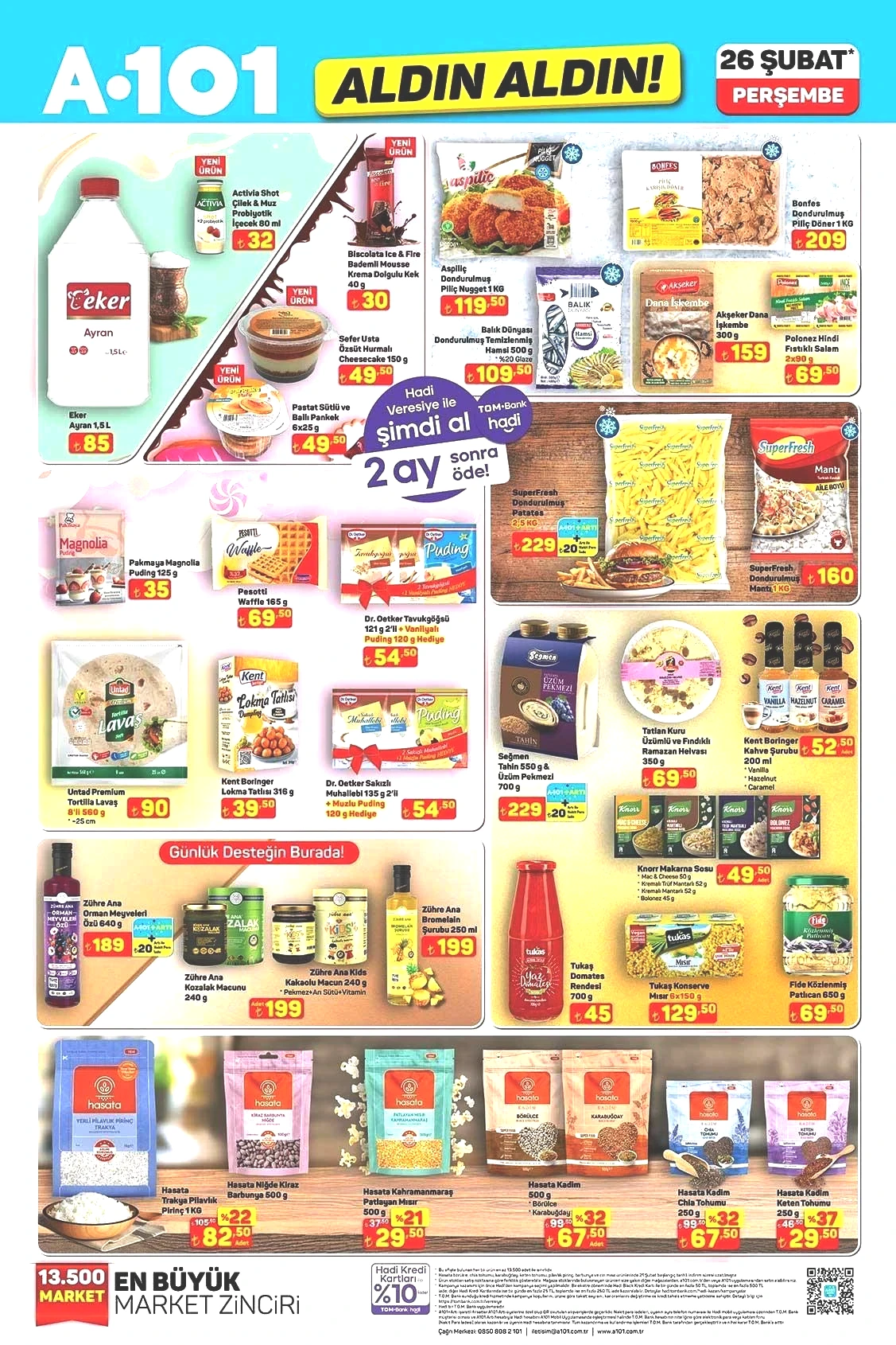 26 ŞUBAT A101 ALDIN ALDIN AKTÜEL KATALOĞU