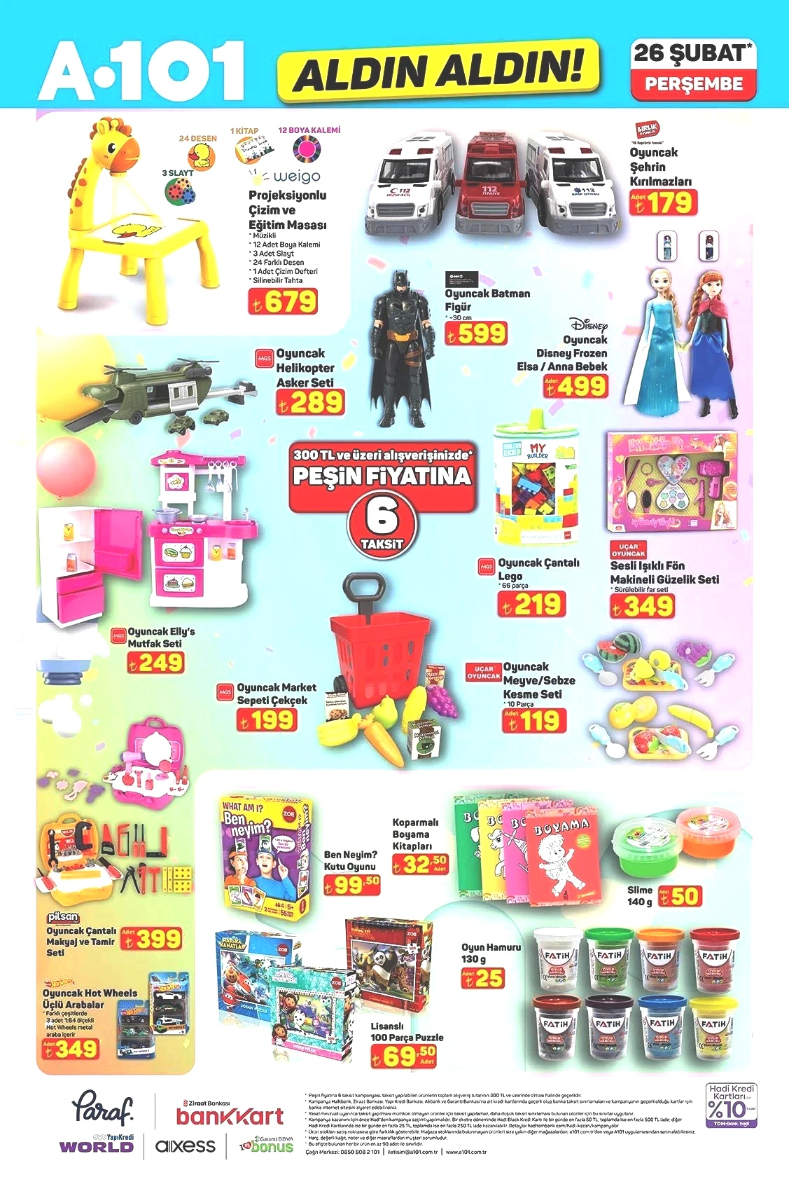 26 ŞUBAT A101 ALDIN ALDIN AKTÜEL KATALOĞU
