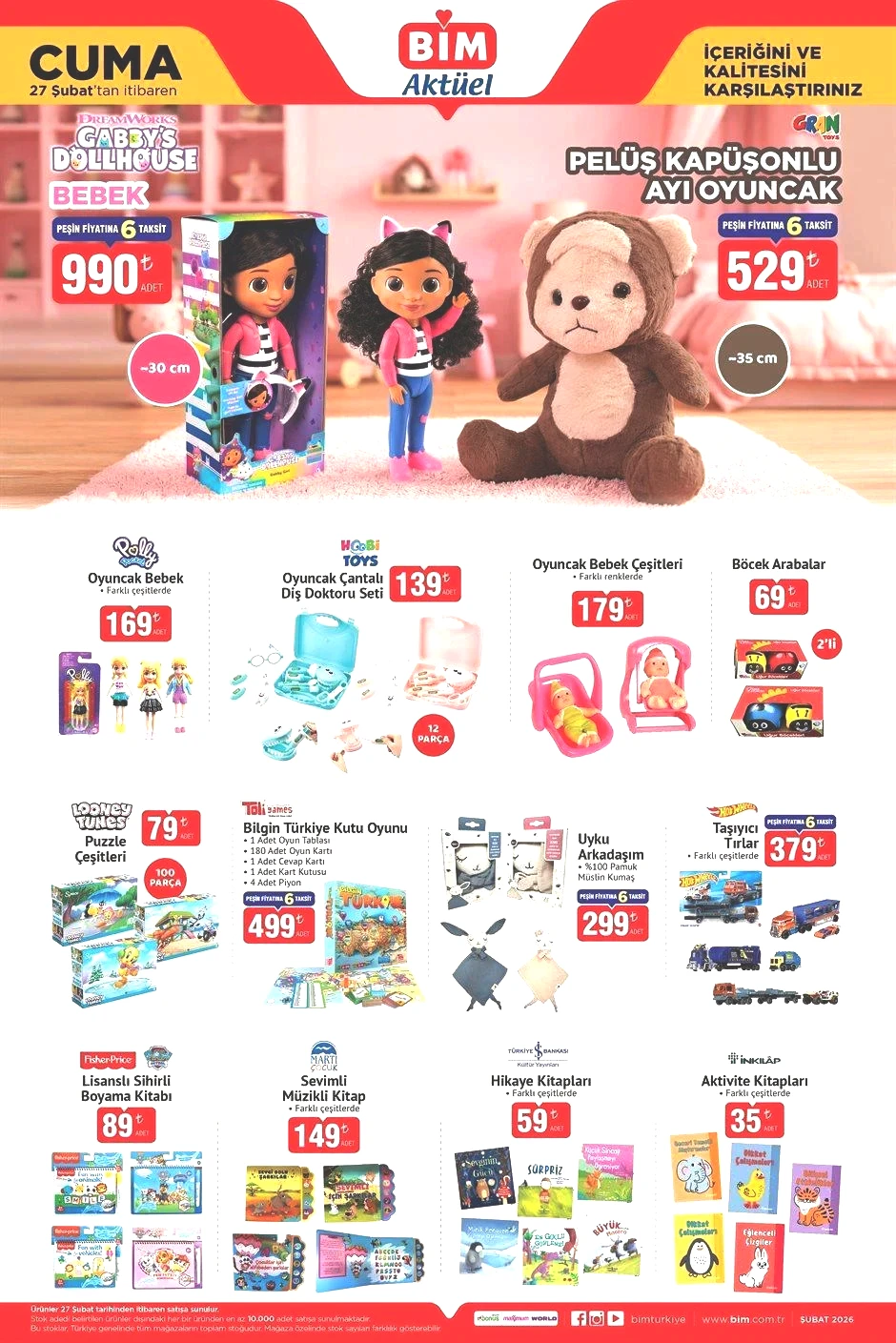 BİM 27 ŞUBAT CUMA AKTÜEL KATALOĞU