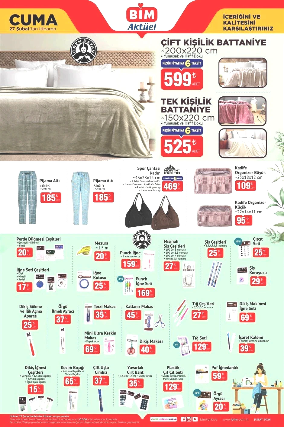 BİM 27 ŞUBAT CUMA AKTÜEL KATALOĞU