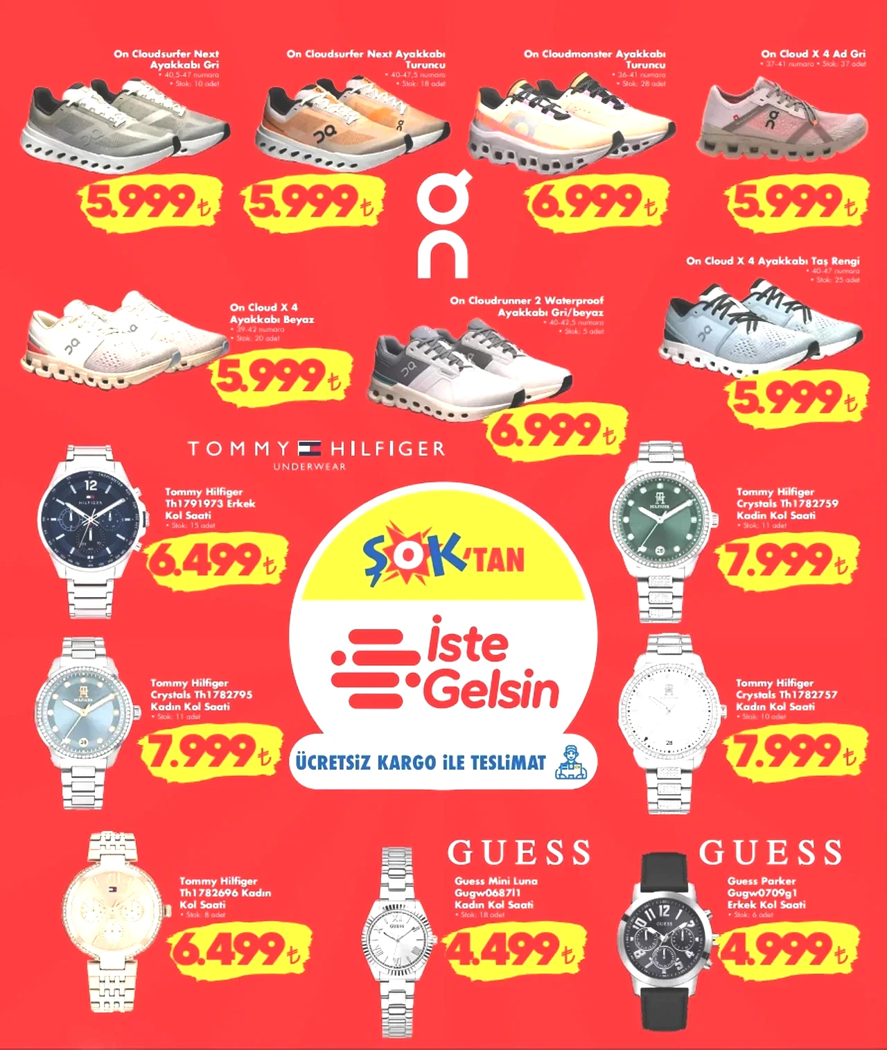 ŞOK aktüel 25 Şubat ürünleri raflarda yerini aldı! Bugün ŞOK'a kol saatleri, pamuklu battaniye ve 3'lü ankastre seti geliyor